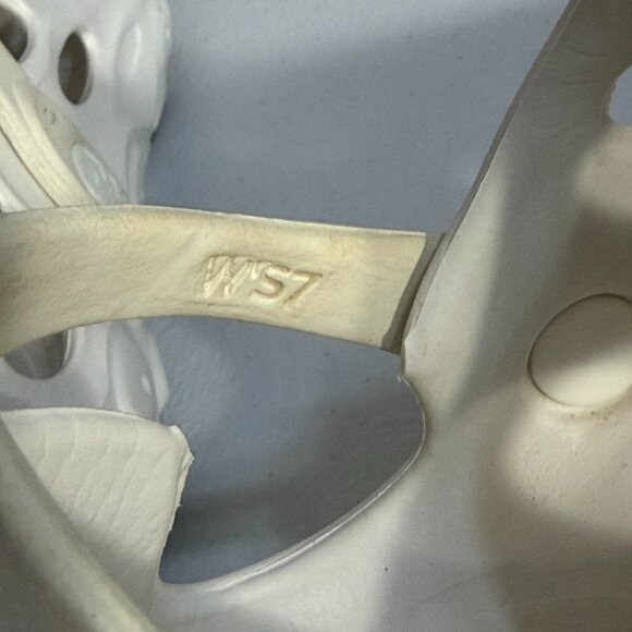 Merrell Hydro Mocs White Foam Slip On Water Shoes Lightweight Breathable Sz 7 - Picture 5 of 5